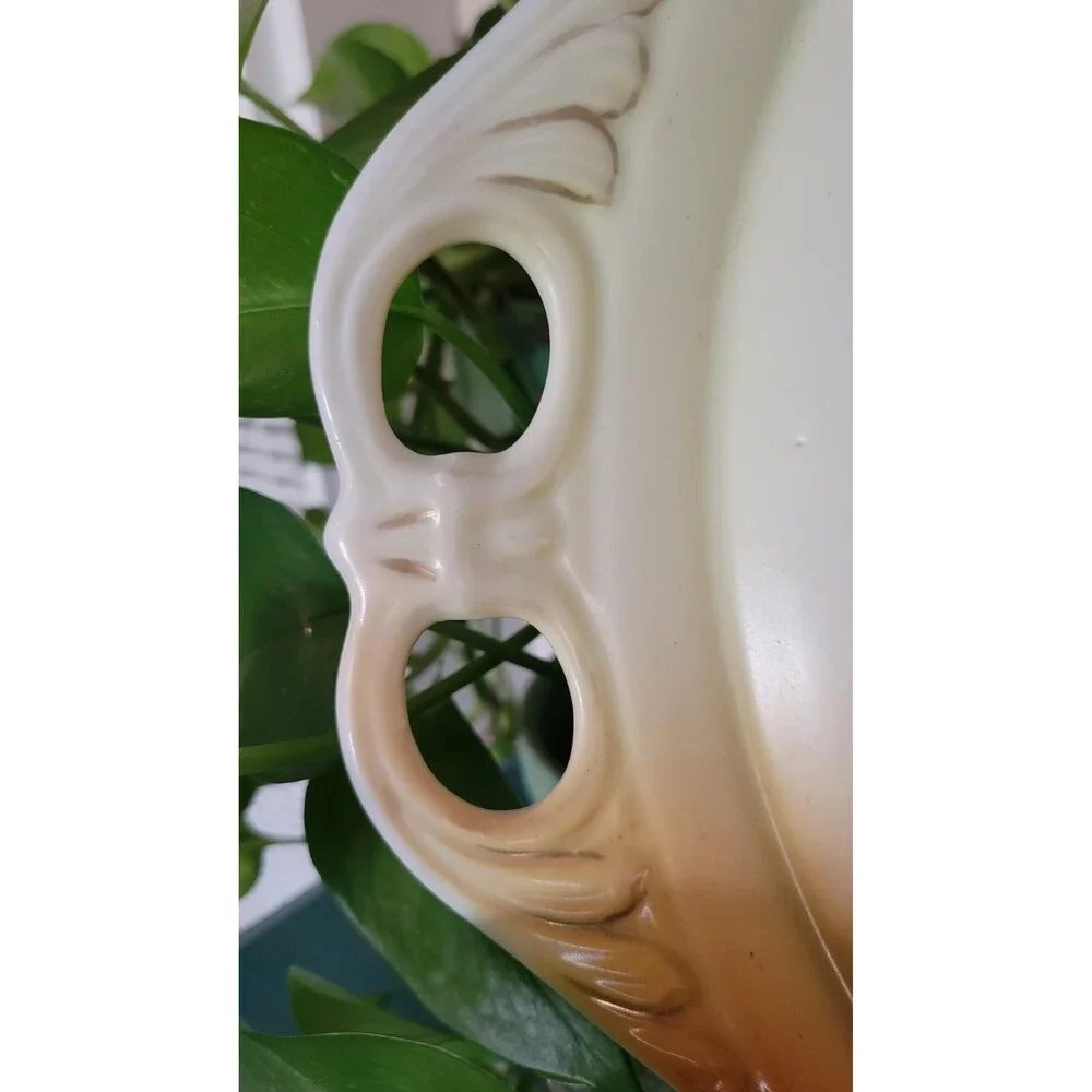 Antique Victoria Austria Porcelain Platter – Hand‑Painted Roses & Gold Trim, Ear